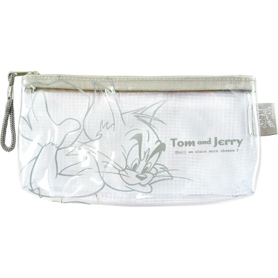 Tom & Jerry Clear Mesh Flat Pouch Tom (トム&ジェリー クリアメッシュフラットポーチ トム)