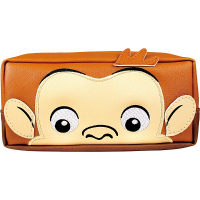 Curious George Close-up Pouch George (おさるのジョージ ドアップポーチ ジョージ)