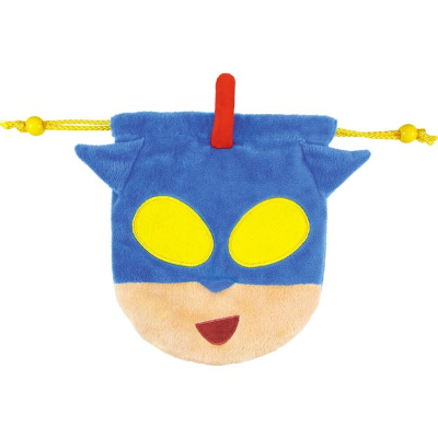 Crayon Shin-chan Plush Drawstring Bag Action Kamen (クレヨンしんちゃん ぬいぐるみ巾着 アクション仮面)