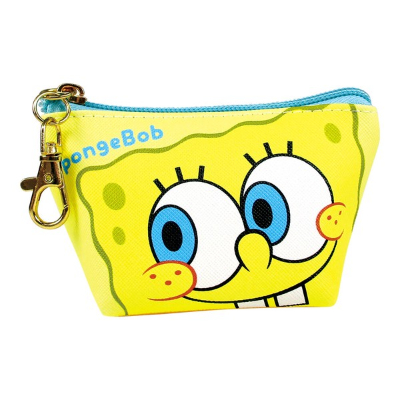 SpongeBob Squarepants Triangle Mini Pouch Close-up/SpongeBob Squarepants (スポンジ・ボブ 三角ミニポーチ ドアップ/スポンジ・ボブ)