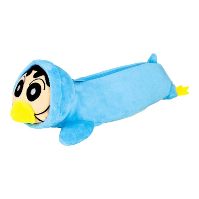 Shin-chan die-cut pen pouch, Transformed Shin-chan/Penguin (しんちゃん ダイカットペンポーチ 変身しんちゃん/ぺんぎん)