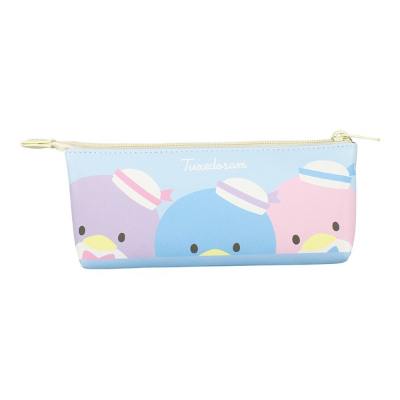 (サンリオ スリム3P舟形ポーチ/マイカラー2 ミントグリーン&ブルー) - Image 2