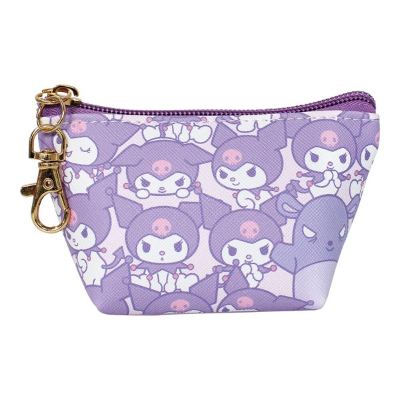 Sanrio Triangle Mini Pouch Gyu Gyu 2/Kuromi (サンリオ 三角ミニポーチ ぎゅうぎゅう2/クロミ)