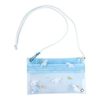 Sanrio Characters Clear Shoulder Pouch - Cinnamoroll (サンリオキャラクターズ ショルダーつきクリアポーチ シナモロール) - Image 2