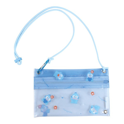 Sanrio Characters Shoulder Clear Pouch Hangyodon (サンリオキャラクターズ ショルダーつきクリアポーチ ハンギョドン) - Image 2