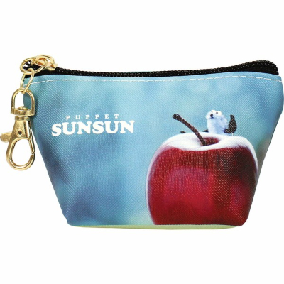 (三角ミニポーチ パペットスンスン - 三角ミニポーチ アップル)