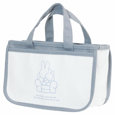 Miffy Tote Basket Gray (ミッフィー トートバスケット グレー)