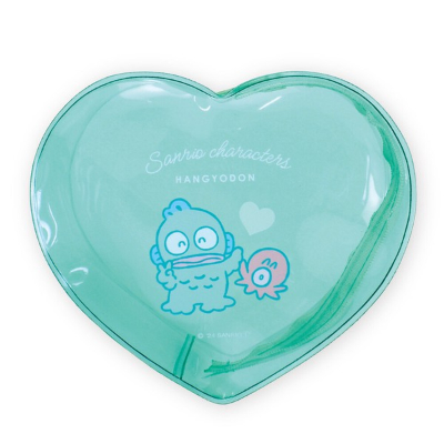 Sanrio Heart-Shaped Clear Pouch Hangyodon (サンリオ ハート型クリアポーチ ハンギョドン)