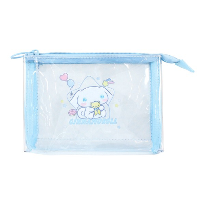 Sanrio Characters 3-Piece Clear Mesh Pouch - Amaenbo Namida/Cinnamoroll (サンリオキャラクターズ 3Pクリアメッシュポーチ 甘えんぼナミダ/シナモロール)