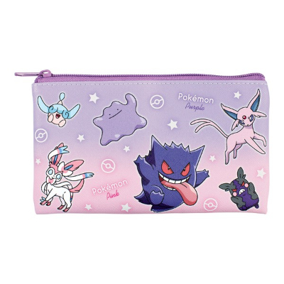 Pokémon Flat Multi-Pouch Gradient/Purple & Pink (ポケットモンスター フラットマルチポーチ グラデーション/パープル&ピンク)