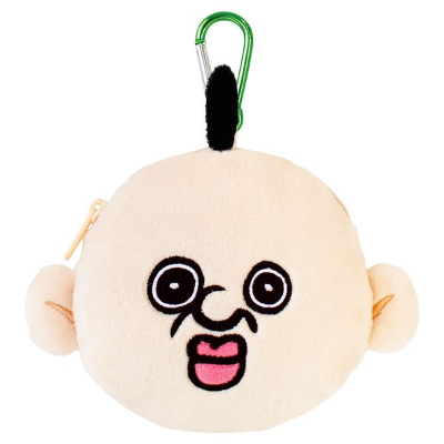 Panpan-kun's Daily Life Plush Zipper Mascot with Carabiner Panpan-kun (パンパンくんの日常 カラビナ付きぬいぐるみファスナーマスコット　パンパンくん)