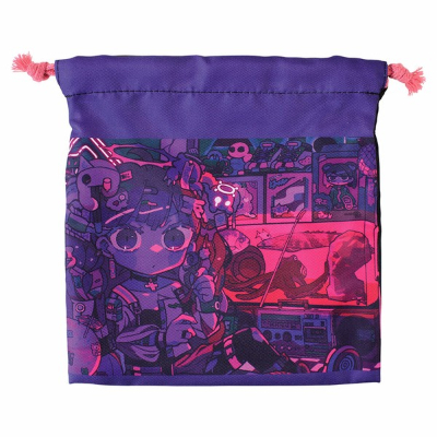 Terada Tera Flat Drawstring Bag Tranquil (寺田てら フラット巾着 tranquil)