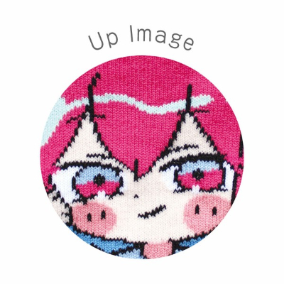 Terada Tera Character Socks Tenshi-chan (寺田てら キャラソックス てん死ちゃん) - Image 2