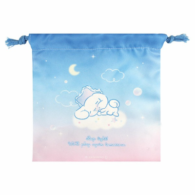 Sanrio Characters Flat Drawstring Bag Fluffy Sky/Cinnamoroll (サンリオキャラクターズ フラット巾着 ふんわりおそら/シナモロール) - Image 2