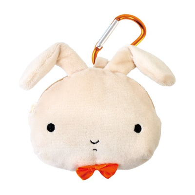 Crayon Shin-chan Plush Zipper Mascot with Carabiner, Nene-chan Rabbit (クレヨンしんちゃん カラビナ付きぬいぐるみファスナーマスコット ネネちゃんうさぎ)
