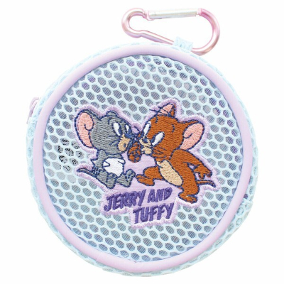 Tom and Jerry Mesh Mini Pouch, Blue (トムとジェリー メッシュミニポーチ ブルー)