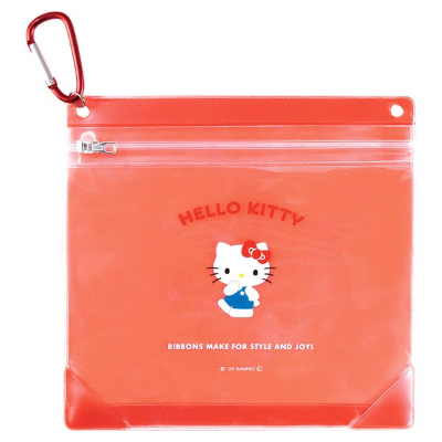 Sanrio Characters Carabiner Zipper Case Hello Kitty (サンリオキャラクターズ　カラビナジッパーケース　ハローキティ)