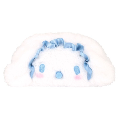 Sanrio Characters Plush Face Pouch Baby/Cinnamoroll (サンリオキャラクターズ　ぬいぐるみフェイスポーチ　ベビー／シナモロール)