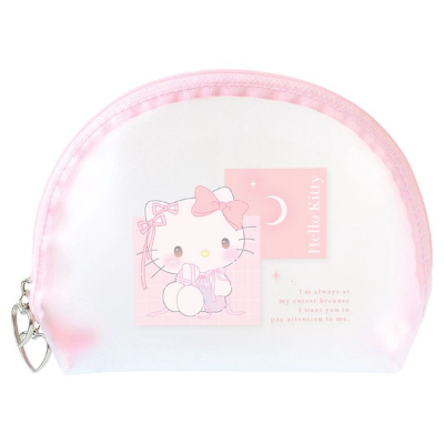 Sanrio Characters Clear Matte Pouch Ballet Core/Hello Kitty (サンリオキャラクターズ クリアマットポーチ　バレエコア／ハローキティ)