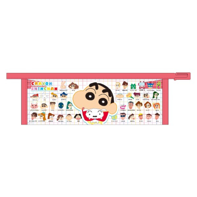 Crayon Shin-chan Colored Edge Pen Pouch Characters (クレヨンしんちゃん　フチイロペンポーチ　キャラクターズ)