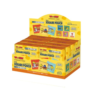 (トムとジェリー シークレットスクエアポーチ　CHEESE FUN！8個入BOX)