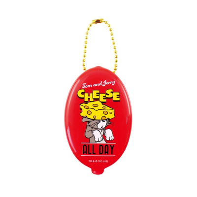 Tom and Jerry Rubber Coin Case CHEESE FUN! / TM (トムとジェリー ラバーコインケース　CHEESE FUN！／TM)
