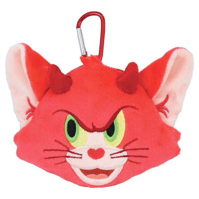 Tom and Jerry Plush Zipper Mascot with Carabiner - Devil Tom (トムとジェリー カラビナ付きぬいぐるみファスナーマスコット　悪魔トム)