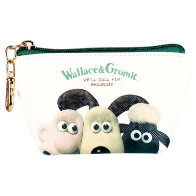 Wallace and Gromit Triangle Mini Pouch Nakayoshi (ウォレスとグルミット 三角ミニポーチ　なかよし)