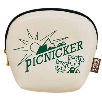Osamu Goods Round Pouch Picnic - Round Pouch Picnic (オサムグッズ ラウンドポーチ ピクニッカー - ラウンドポーチ ピクニッカー)