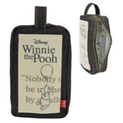 Denim Square Pouch Winnie the Pooh - Denim Square Pouch (デニムスクエアポーチ くまのプーさん - デニムスクエアポーチ)
