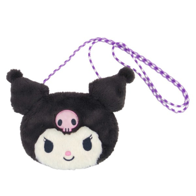 Plush Sacoche Kuromi Sanrio Characters - Kuromi (ぬいぐるみサコッシュ クロミ サンリオキャラクターズ - クロミ)