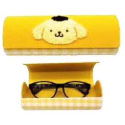 Gingham Sagara Glasses Case Pompompurin Sanrio - Pompompurin Glasses Case (ギンガムサガラ メガネケース ポムポムプリン サンリオ - ポムポムプリン メガネケース)