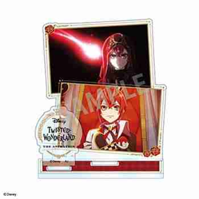 (s)ディズニー ツイステッドワンダーランド ザ アニメーション名場面アクリルスタンド リドル・ローズハート 送料別880円