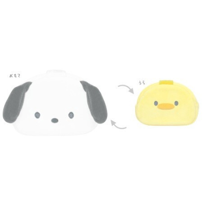 Sanrio Nico Plush Pouch - Pochacco/Piyo (ニコぬいポーチ サンリオ/SANRIO - ポチャッコ/ピヨ) - Image 2