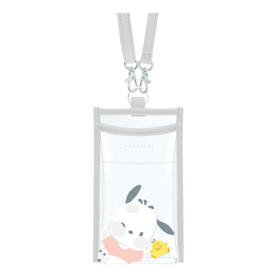 Pictoo Clear Shoulder Bag for Smartphones - Sanrio Characters - Pochacco (Pictoo スマホも入るクリアショルダー サンリオキャラクターズ - ポチャッコ)