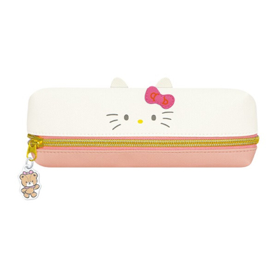 Mimipyoko 2-Room Pencil Case Sanrio Characters - Hello Kitty (みみぴょこ 2ルームペンケース サンリオキャラクターズ - ハローキティ)