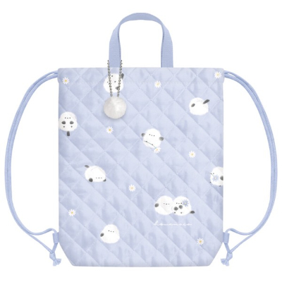 Back to School Collection Quilted Gym Bag - Fluffy (新学期コレクション キルティング体操服バッグ - ほわもこ)