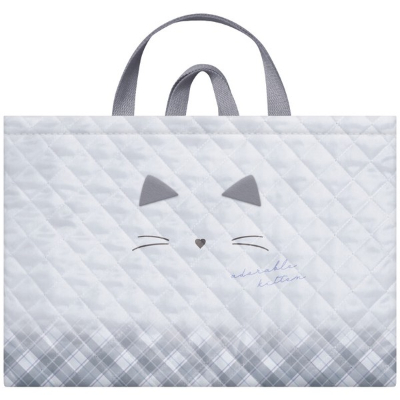 Back to School Collection Quilted School Bag - Adorable Kitten (新学期コレクション キルティングおけいこバッグ - アドーラブルキトゥン)