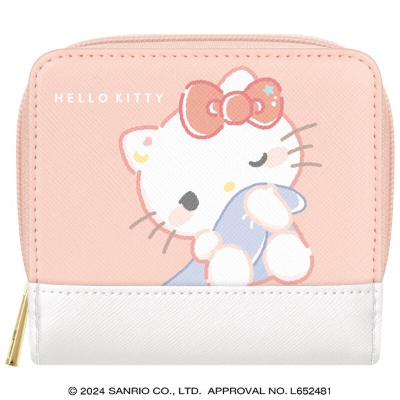 Munyatto Bifold Wallet Sanrio Characters - Hello Kitty (二つ折り財布 むにゃっと サンリオキャラクターズ - ハローキティ)