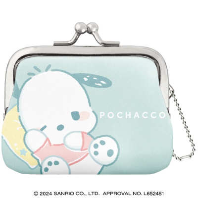 (ガマ口コインケース むにゃっと サンリオキャラクターズ - ポチャッコ)