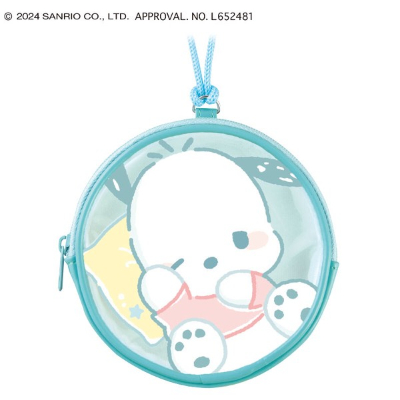 Round Coin Pouch Sanrio Characters - Pochacco (丸型コインポーチ サンリオキャラクターズ - ポチャッコ)