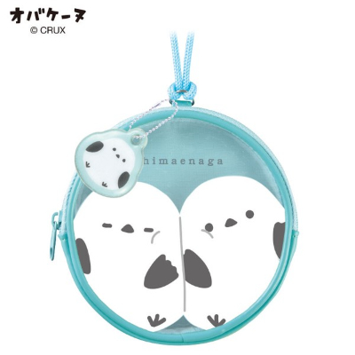 Round Coin Pouch - Long-tailed Tit (丸型コインポーチ シマエナガ - シマエナガ)