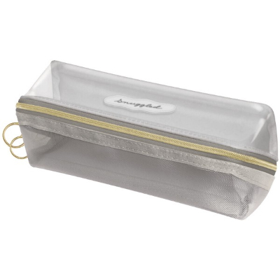 Simple Separate Box Pencil Case - Gray (シンプルセパレートボックスペンケース - グレー)