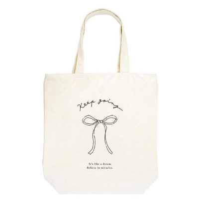 Trend Tote Bag - Ballet Core Ribbon (トレンドトートバッグ - バレエコアリボン)