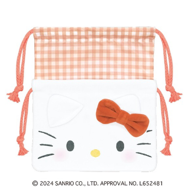 2-way Drawstring Bag Sanrio Characters - Hello Kitty (2way巾着 サンリオキャラクターズ - ハローキティ)