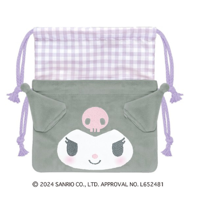 2-way drawstring bag Sanrio Characters - Kuromi (2way巾着 サンリオキャラクターズ - クロミ)