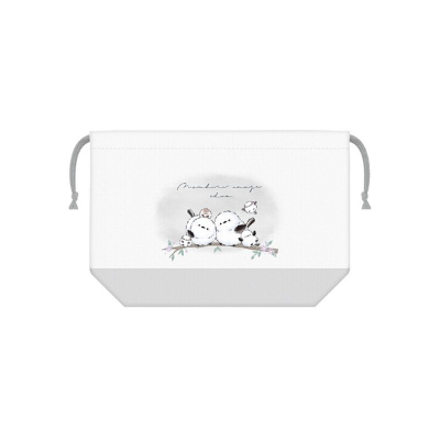 Lunch Drawstring Bag Laid-Back Enaga-chan Lunch Series - Laid-Back Enaga-chan (ランチ巾着 のんびりえながちゃんランチシリーズ - のんびりえながちゃん)