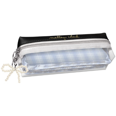 Pakapoke 2-Room Pencil Case - Blue Black (パカポケ2ルームペンケース - ブルーブラック)