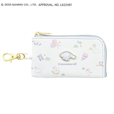 Sanrio Characters - Cinnamoroll Key Case with Pass Case (パスケース付きキーケース サンリオキャラクターズ - シナモロール)