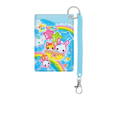 Fluffy Rabi-chan PVC Pass Case - Fluffy Rabi-chan/Sky (PVCパスケース フワフワらびちゃん - フワフワらびちゃん/スカイ)